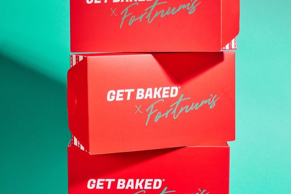 Get Baked x fortnum & Mason boxes