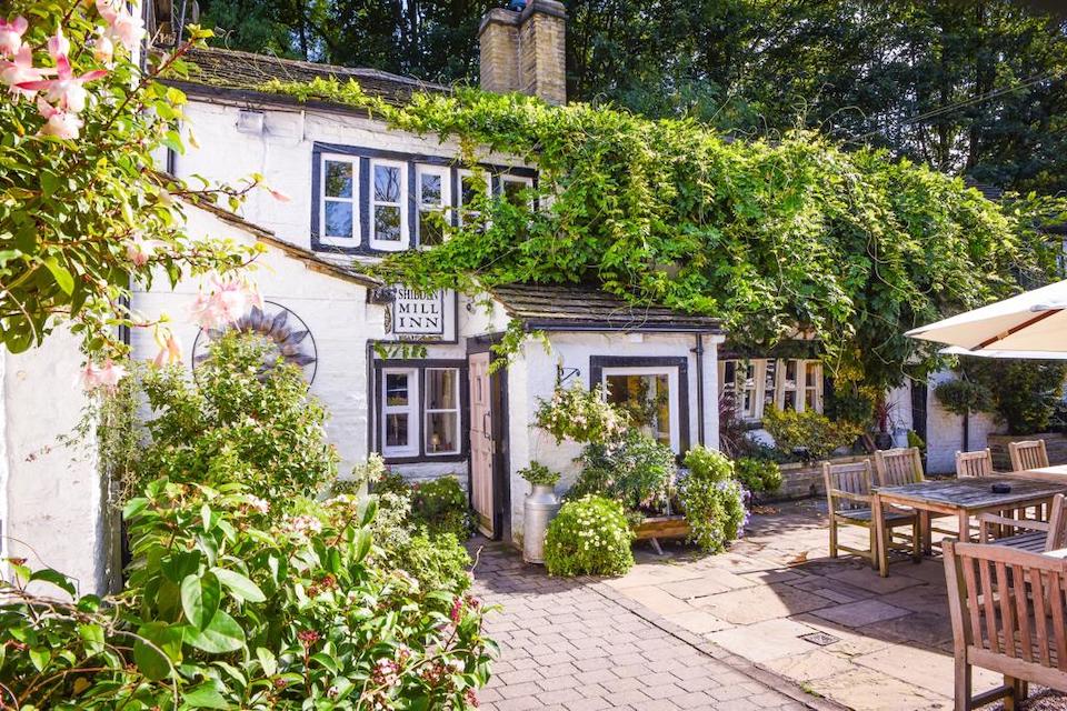 Shibden Mill Inn outside - pubs with rooms Yorkshire