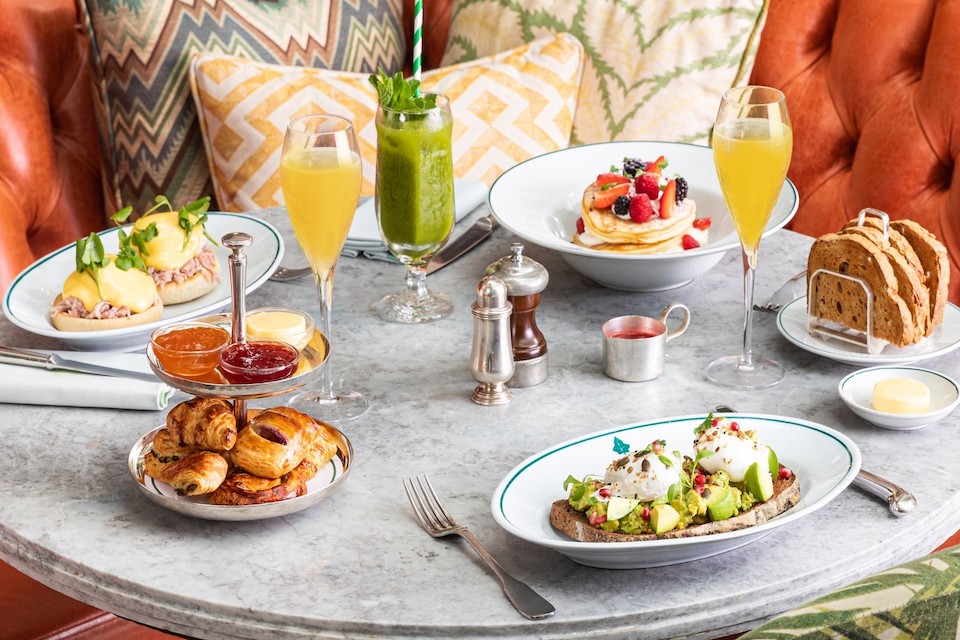 The Ivy brunch selection