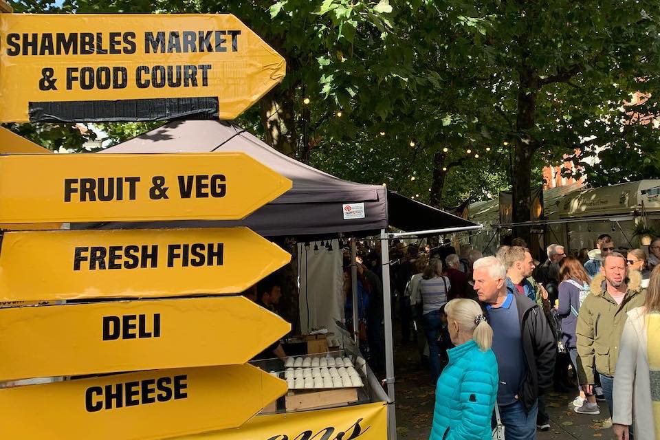 York Food and Drink Festival signage