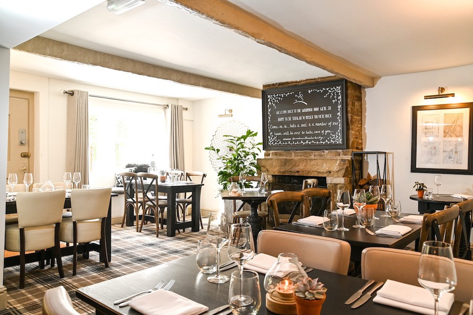 The Woodman Inn Kirkburton dining area