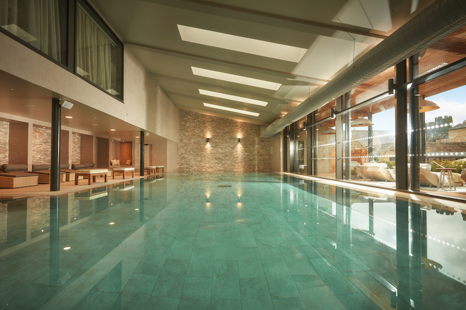 Swinton Park Hotel indoor swimming pool